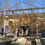 Dean, on our building site, in Pendleton SC.