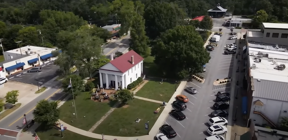 The village green, Pendleton SC.